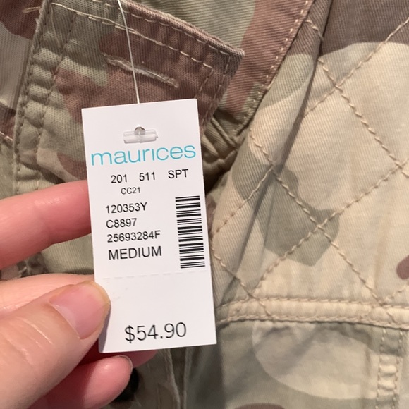 NWT military style camo jacket size medium - Picture 2 of 5